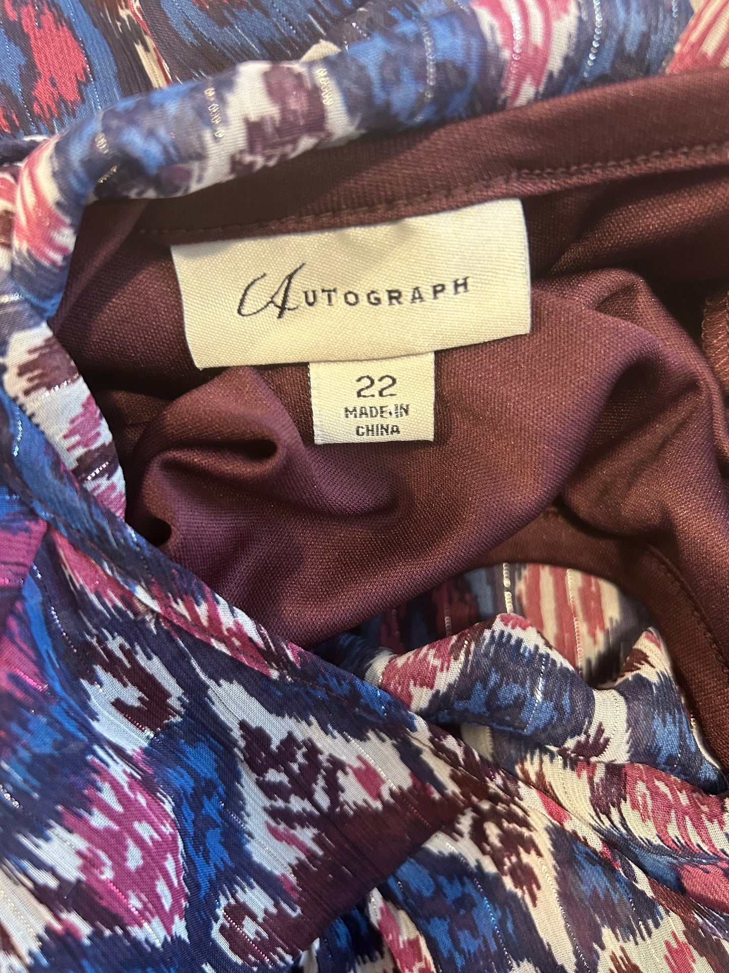Autograph top size 22