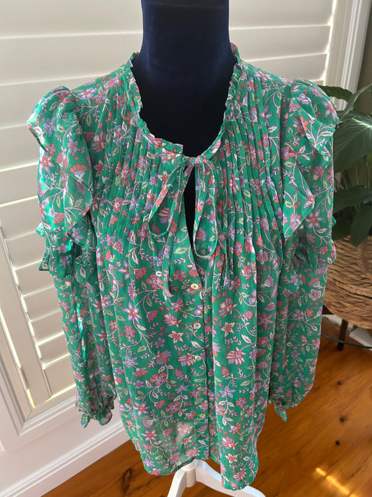 Sportsgirl blouse size 8