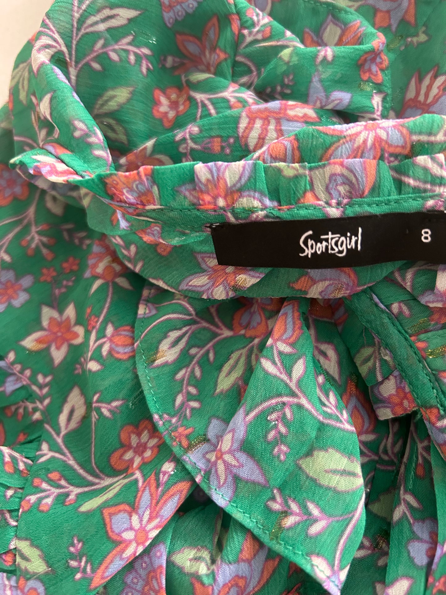 Sportsgirl blouse size 8