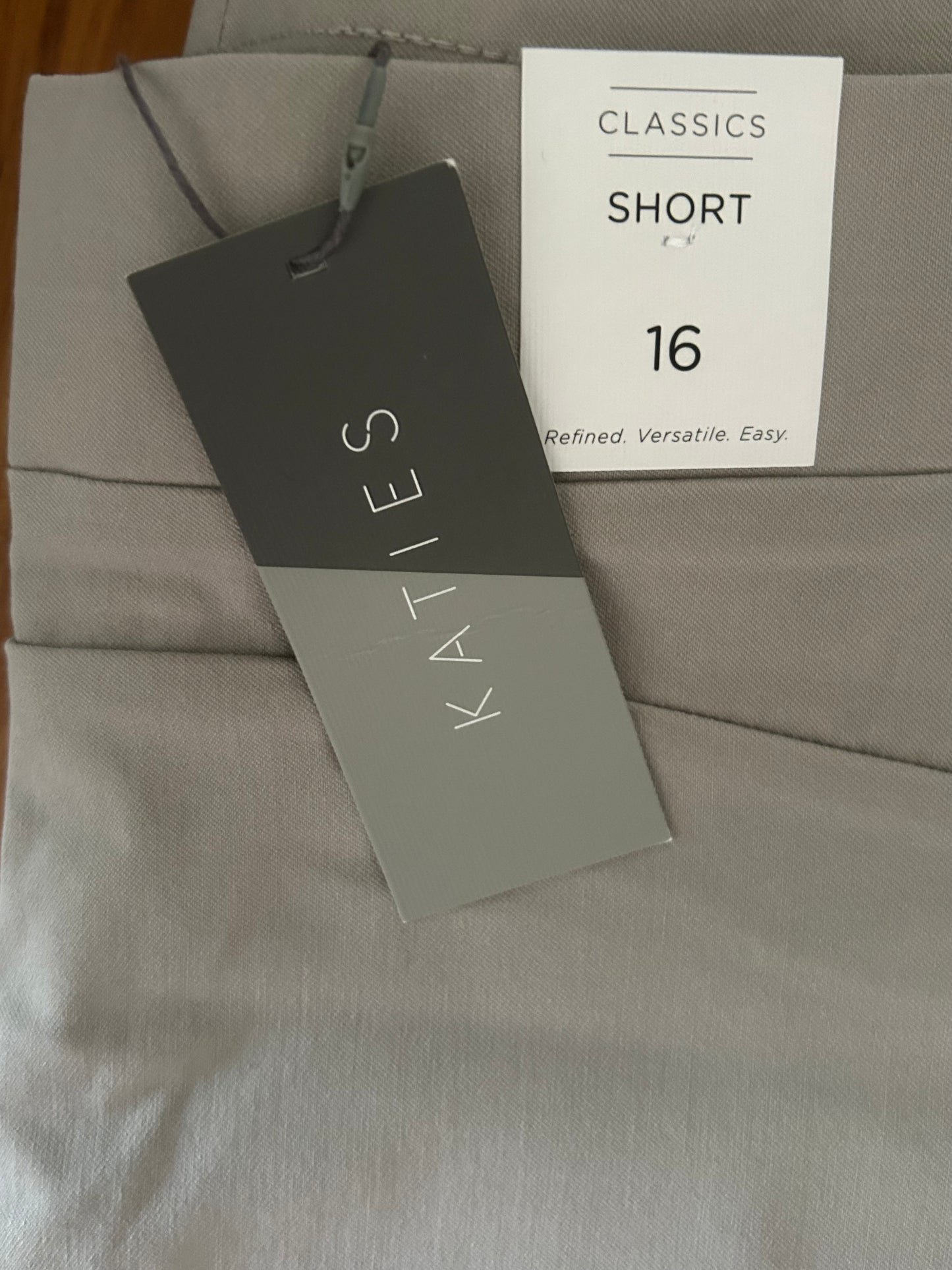 Katie’s pants size 16