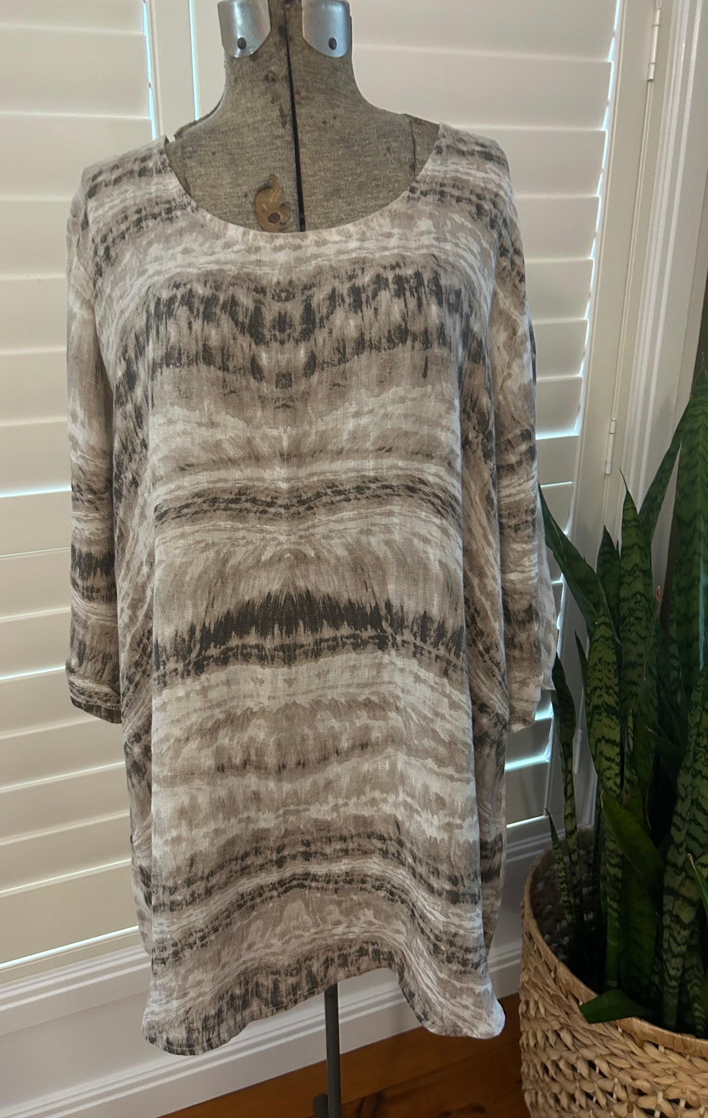 Pure Linen top size L/XL