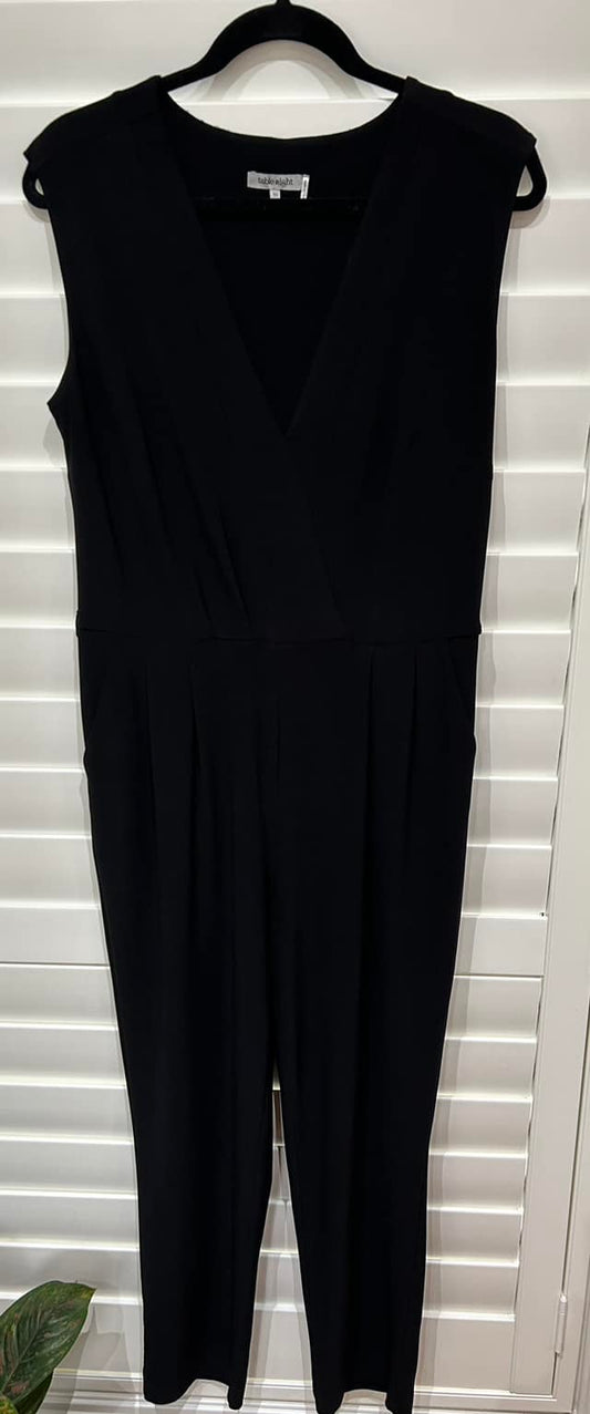 TABLE EIGHT Black Jersey Jump Suit size 10