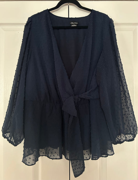 city chic top Size M
