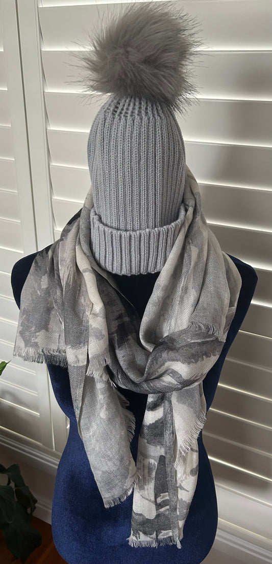 Beanie& Scarf adult size