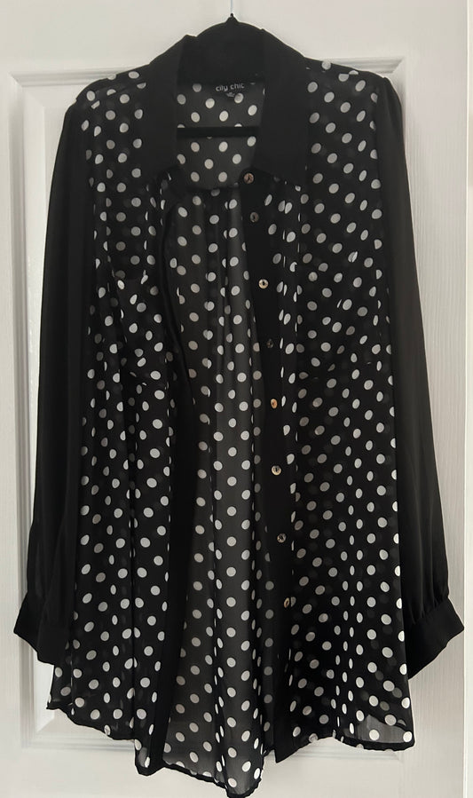 City Chic blouse size M
