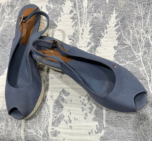 TOMMY HILFIGER Denim Cotton Wedges size 41