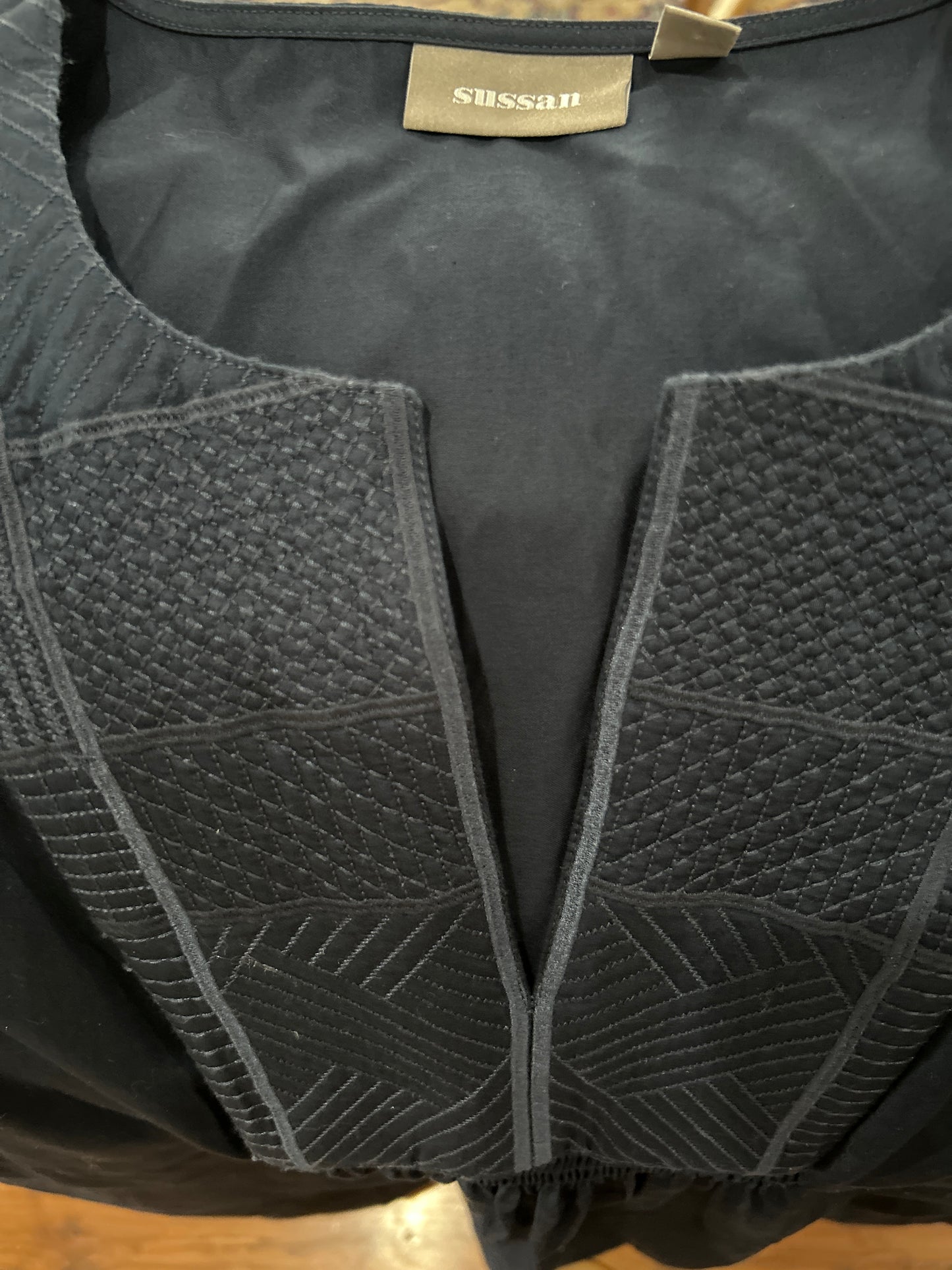 Sussan dress 100% polished cotton size 10 free HAT